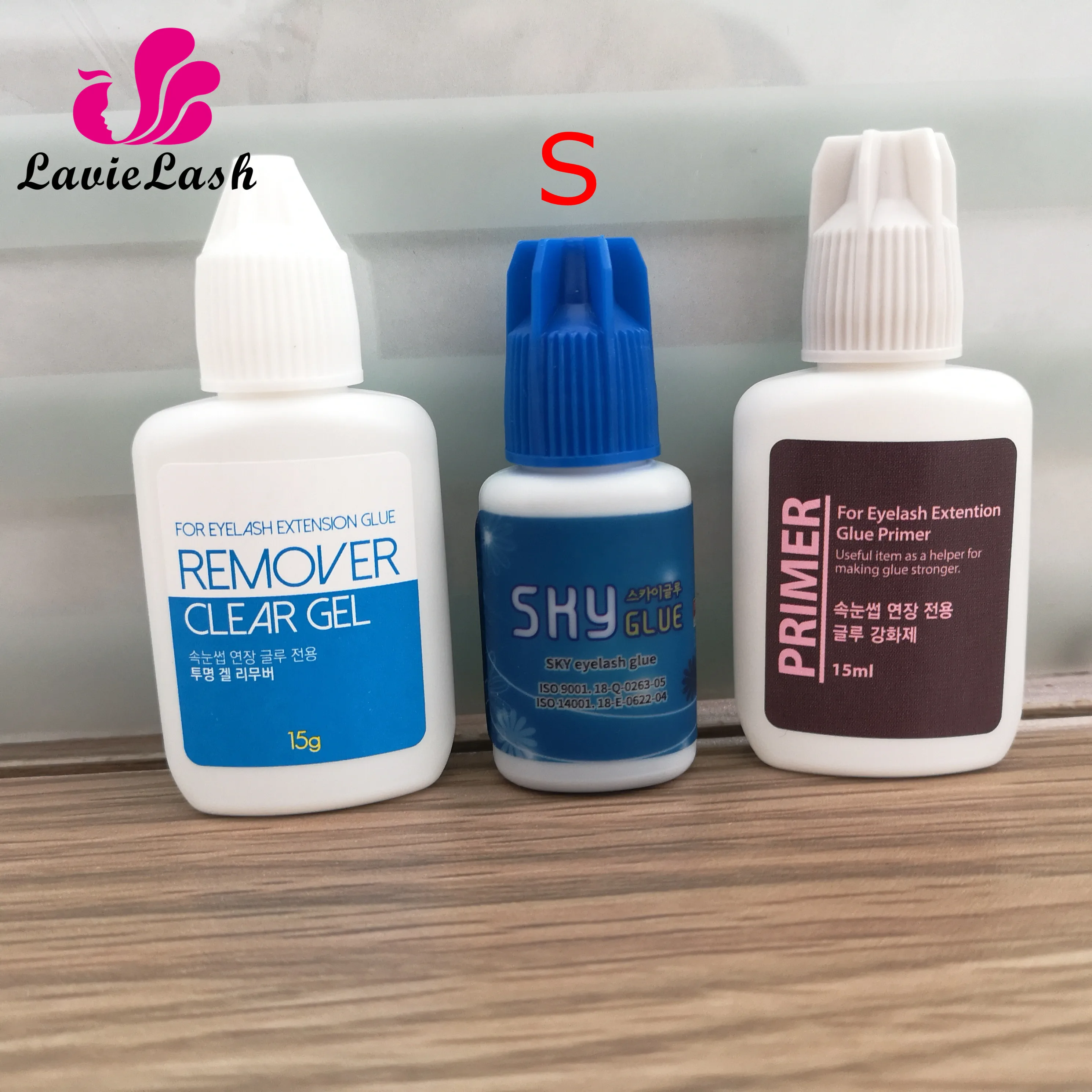 1 комплект небесный клей прозрачный Праймер гель для наращивания ресниц быстро