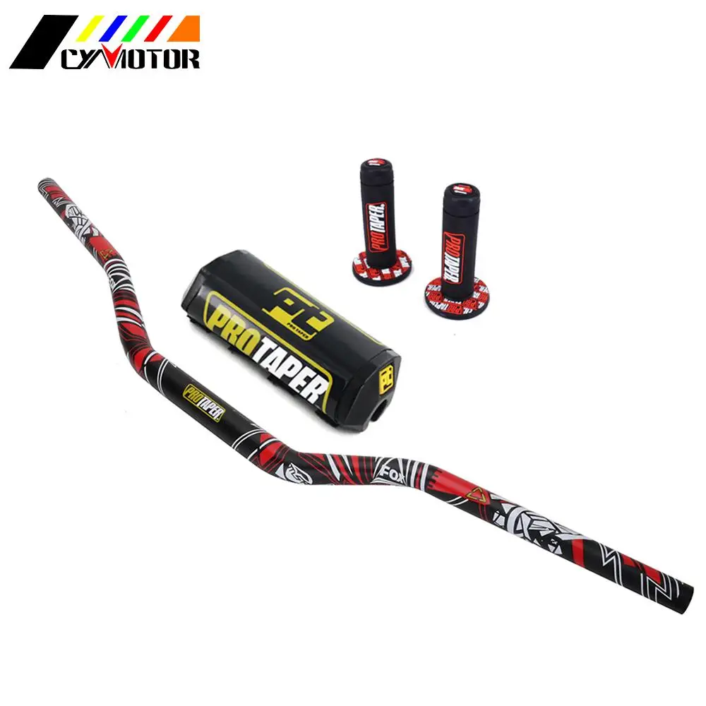 Мотоцикл 28 мм CNC 1-1/" Fat Bar руль Колодки Ручки для KTM HONDA KAWASAKI SUZUKI YAMAHA Protaper Pro Dirt Pit Bike