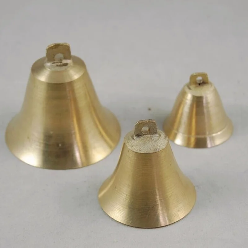 

42/52/67/80MM Copper Metal Jingle Bells Pet Bells Retro Christmas Bell Tree Decorations/DIYCrafts Making Accessories Wholesale