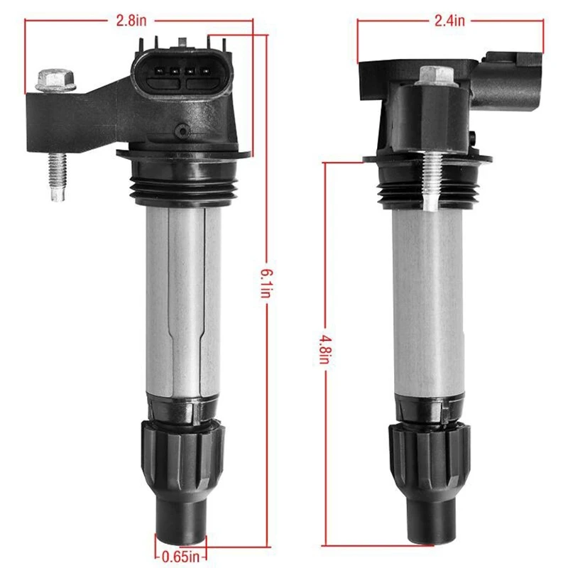 6 шт. новая катушка зажигания для Buick Lacrosse Cadillac CTS Camaro Impala Terrain SRX GMC Pontiac Saturn Suzuki