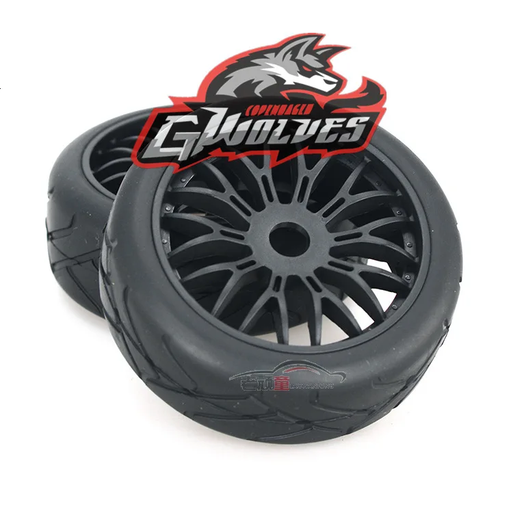 GWOLVES RC багги GT грузовик внедорожный на дороге гоночный трек с высоким захватом горячего расплава шины 17 мм адаптер колеса для 1/8 RC автозапчасти