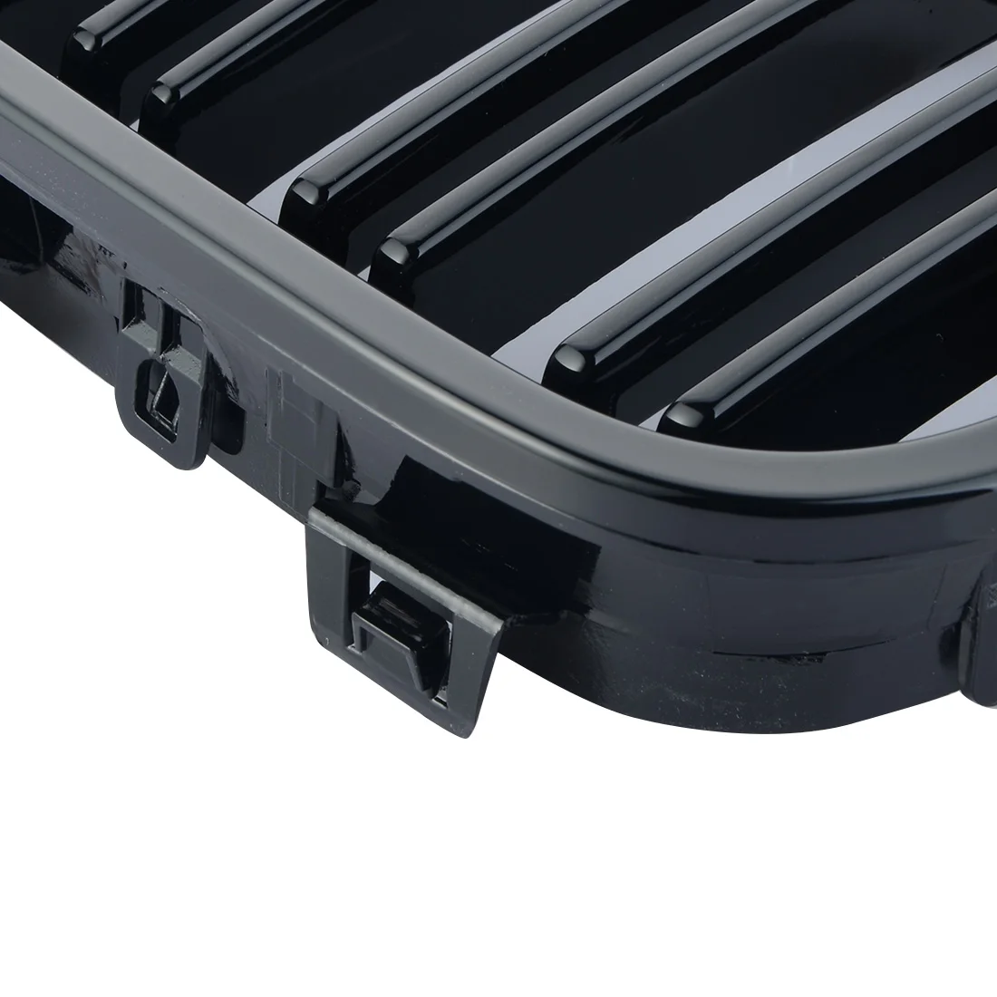 1 пара автомобиля Стиль одна спереди черный глянец решетки для BMW F20 2011 2014 Горячая