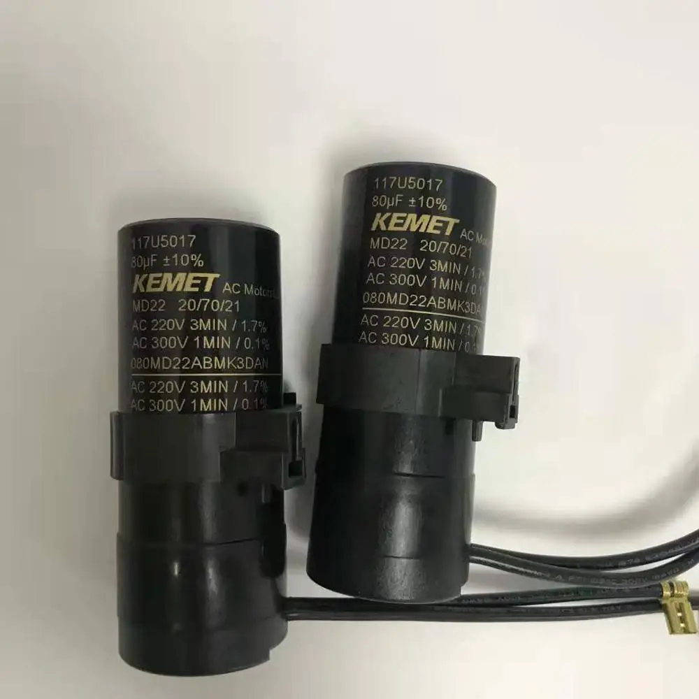 KEMET 220VAC 80 мкФ 117U5017 220V80uf электролитический конденсатор переменного тока пусковой