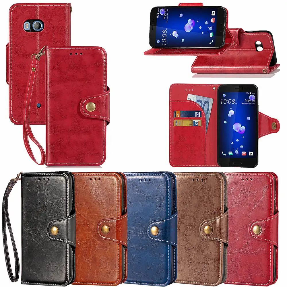 Магнитный кожаный откидной кожух чехол для мобильного телефона HTC D10 PRO Dirt resistan Heavy