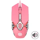 7 цветов RGB игровая Мышь шестерни Точек на дюйм светодиодный Подсветка Проводная Механическая игровая Мышь для компьютеры ноутбуки