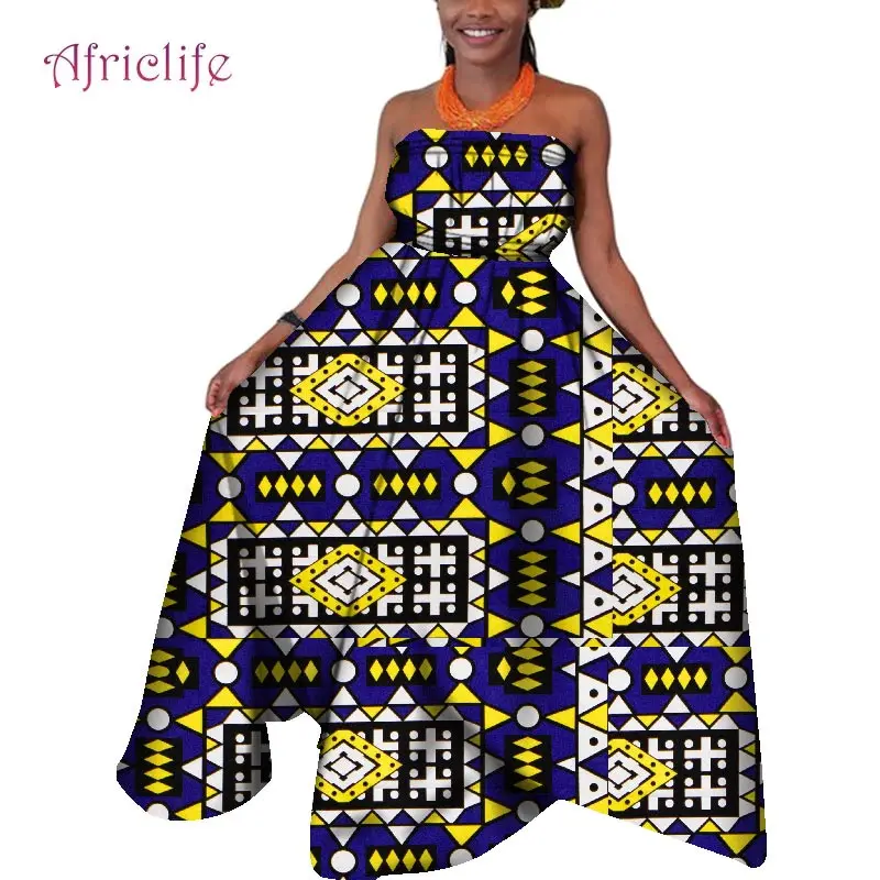 Летний комплект из туфель и сумочки в Африканском платья для женщин без бретелек