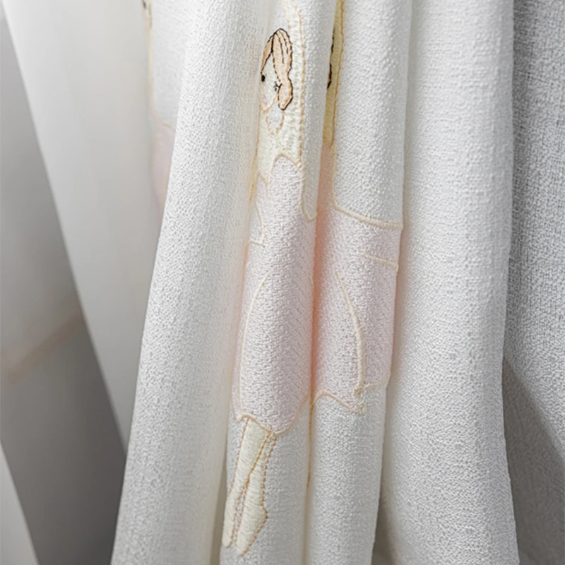 Занавеска для девочек занавеска из толстой ткани с мультяшным рисунком спальни