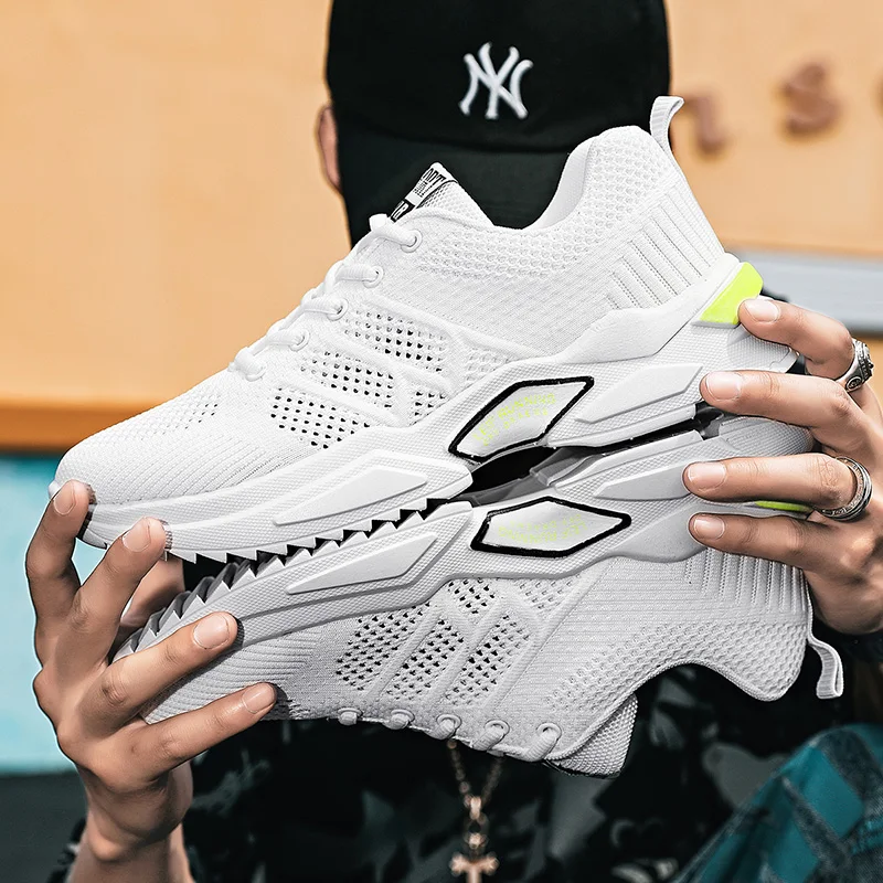 

2021 Men's Shoes New Four Seasons Explosion Models Sports Men's Shoes Spring and Summer Autumn Explosion Trend Sports Shoes