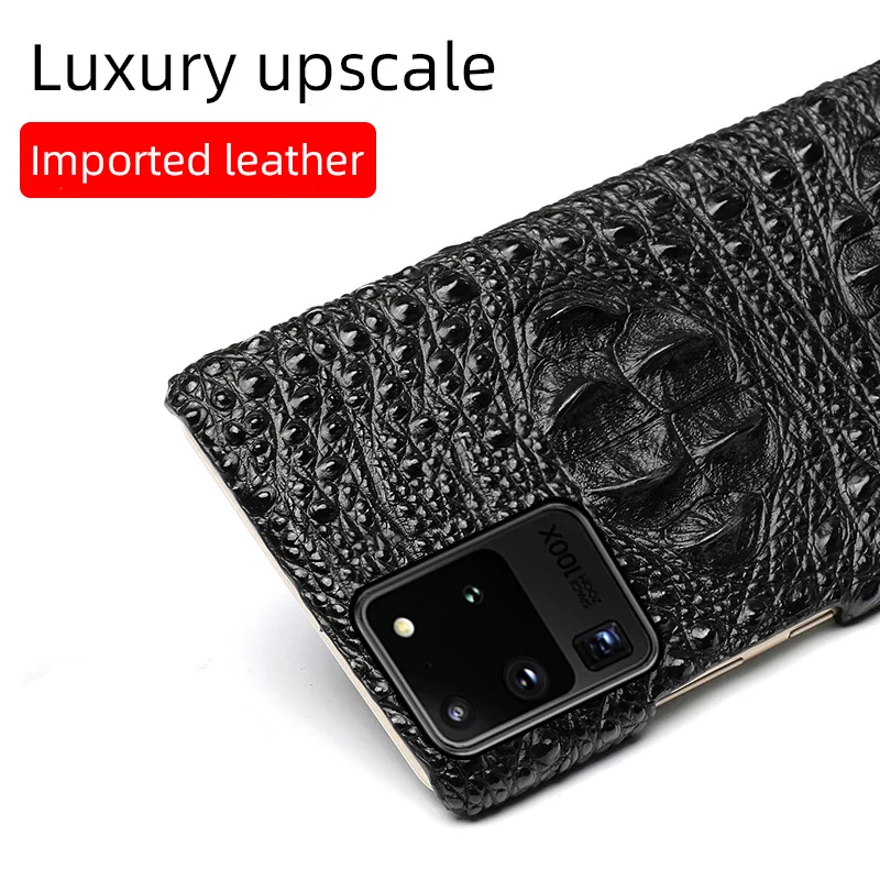 Кожаный чехол LANGSIDI для Samsung Galaxy s20 ultra + a52 a72 A50 a70 s10 s9 a7 2018 из натуральной кожи с