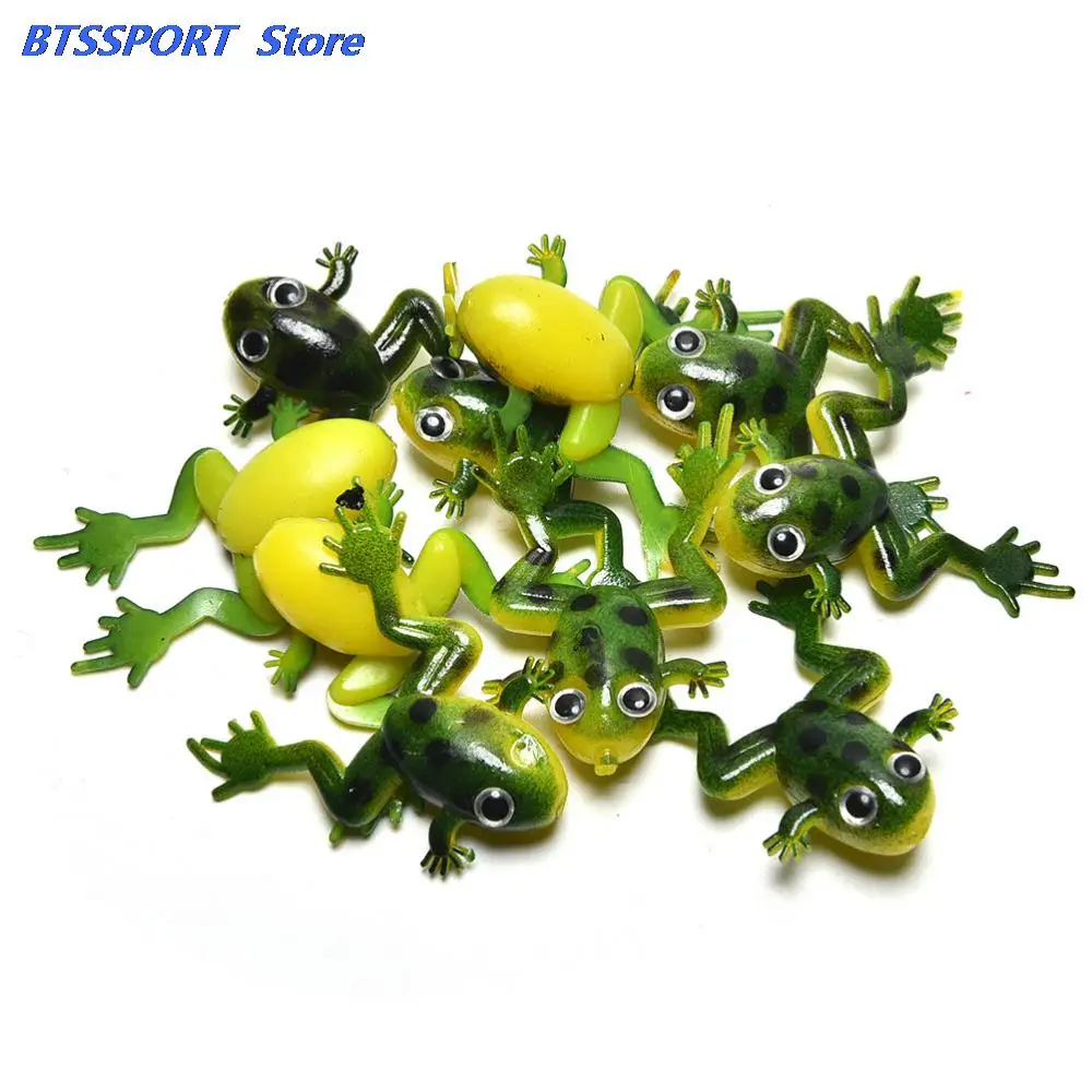 Рыболовные приманки 10 шт./лот мягкие с 3d-глазами | Спорт и развлечения