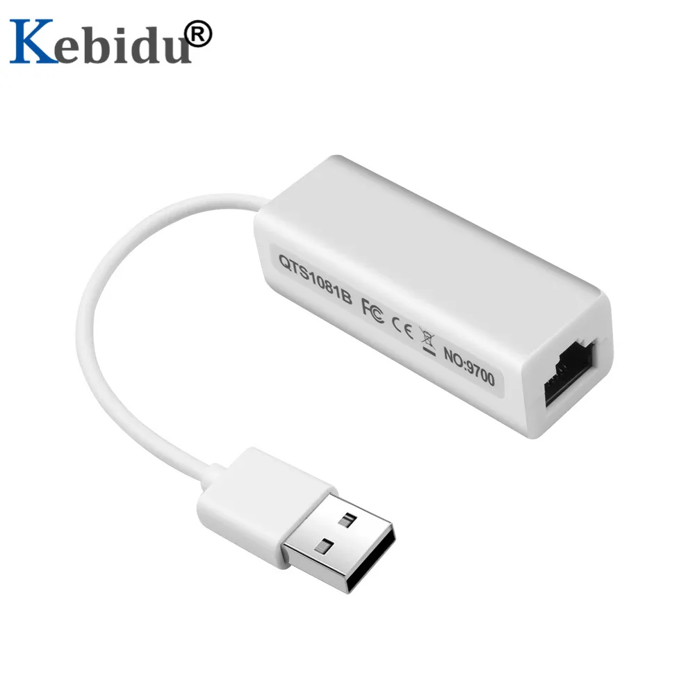 Kebidu USB к RJ45 Lan адаптер Сетевая карта RD9700 высокая скорость для Mac OS Android планшетных
