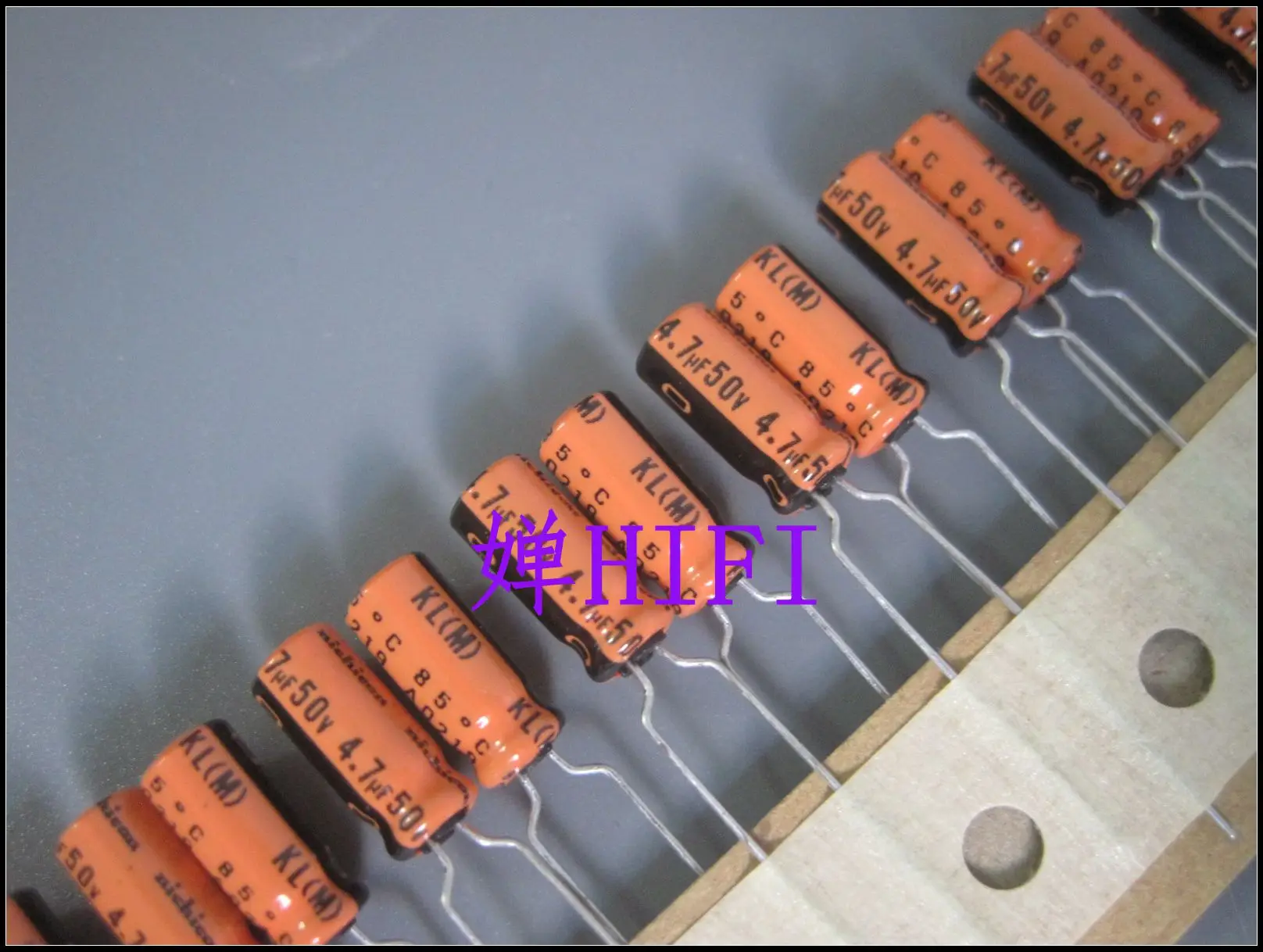 30PCS/50PCS Nichicon Japanese genuine KL 50v4.7uf 5x11 fever electrolytic capacitor free shipping