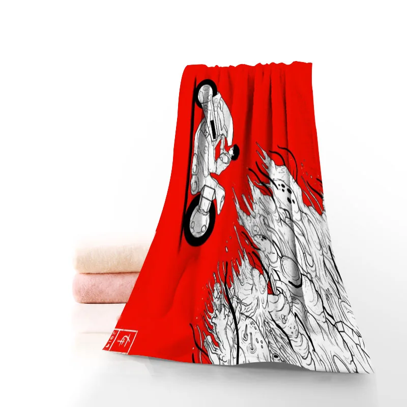 Популярное пользовательское Хлопковое полотенце Singer Akira с принтом для лица/ткань