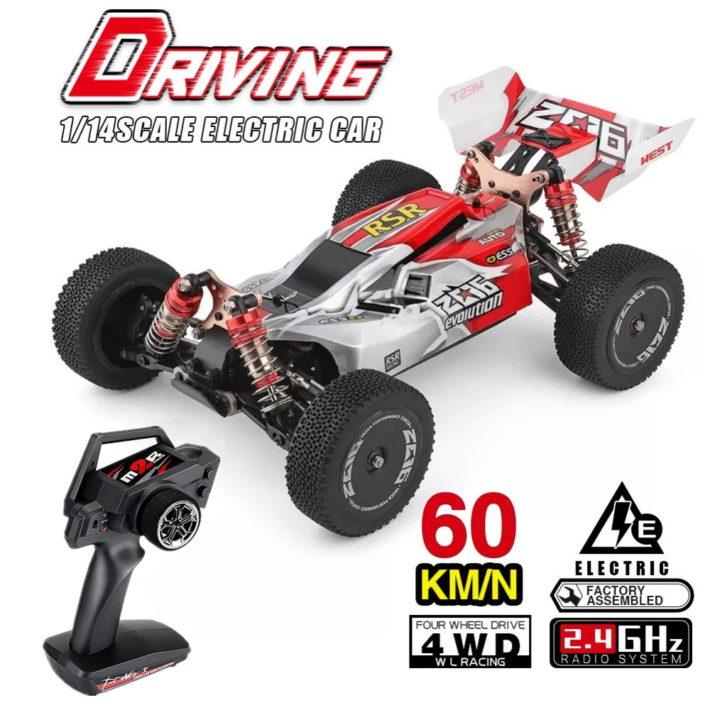 JTY WLtoys 144001 радиоуправляемые автомобили 60 км/ч 4WD автомобиль с дистанционным