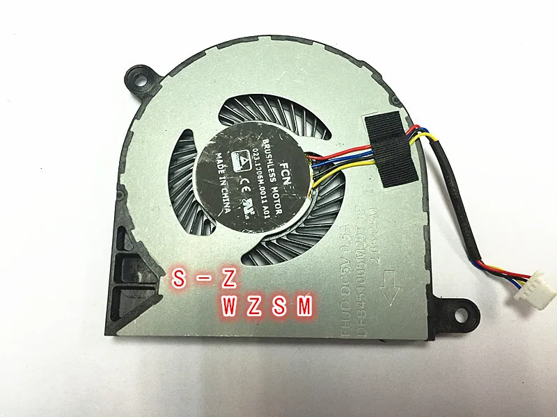 Новый вентилятор WZSM для ноутбука Dell Inspiron 13 5368 5378 5379 7368 7378 7379 31TPT 031TPT|Охлаждающие