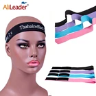 Дешевая эластичная лента для шитья парика ширина 2,533, 5 см регулируемая эластичная лента для парика с крючком и петлей черный розовый фиолетовый синий