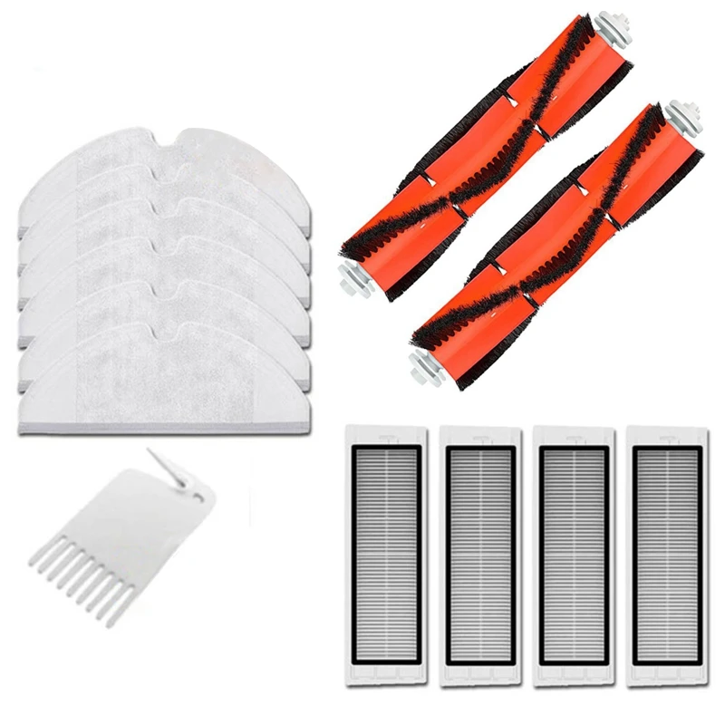 

for XiaoMi Roborock S50 S51 S55 S5 S6 S60 Accessories Vacuum Cleaner Parts Washable HEPA Filter Main Brush Spare Parts
