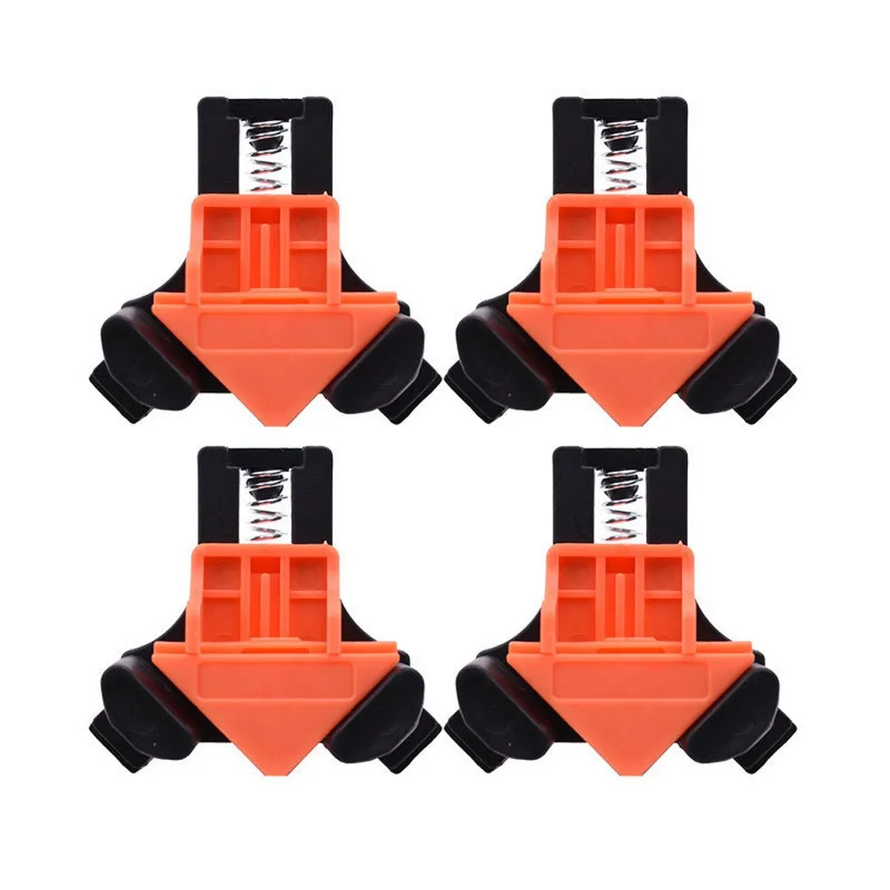 

8.27X8.7CM 4PCS Right-Angle Holder Frame Clamp Plastic Suitable For 90 Degree Angle Woodworking Tools Accessories