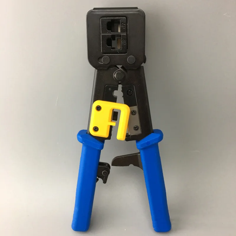 RJ45 Щипцы Обжимные сетевые инструменты разъем сетевой кабель плоскогубцы черный |