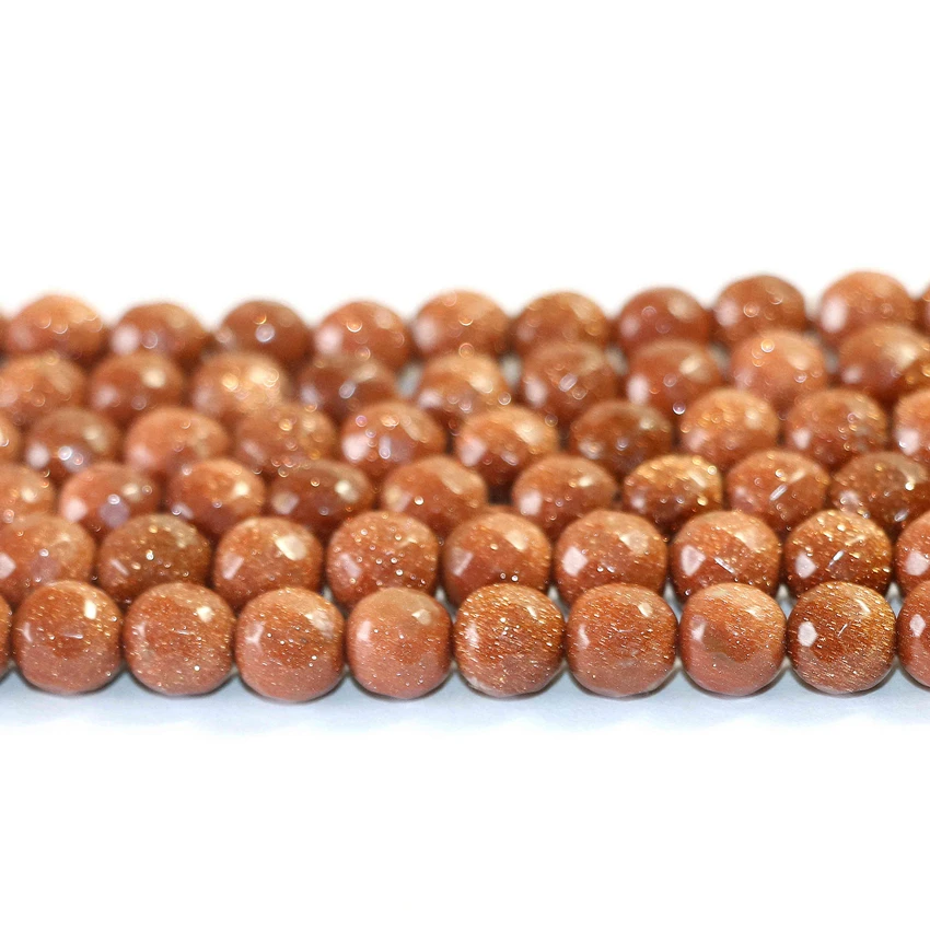 Натуральный золотой песок полудрагоценные подлинные Бусины 2 14 мм бусины