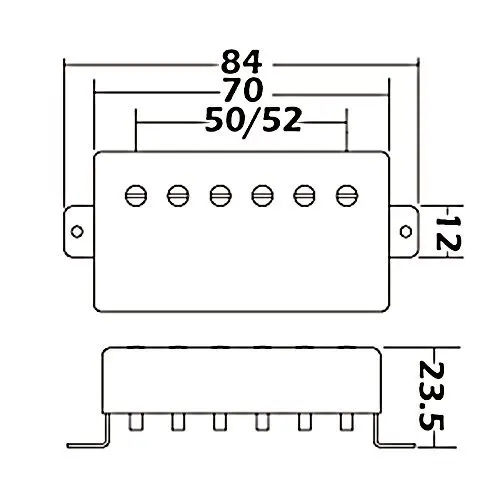 Wilkinson Humbucker Пикап шеи и мост 4C звукосниматель для гитары Комплект Зебра/черный