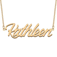 necklace with name kathleen for his her family member best friend birthday gifts on christmas mother day valentines day