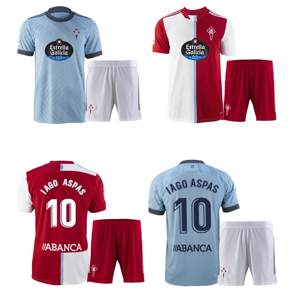 

2021 2022 RC Celta de Vigo Camisetas de Soccer LOBOTKA IAGO ASPAS SANTL Мина 21 22 Camiseta de fúsisto Boufal