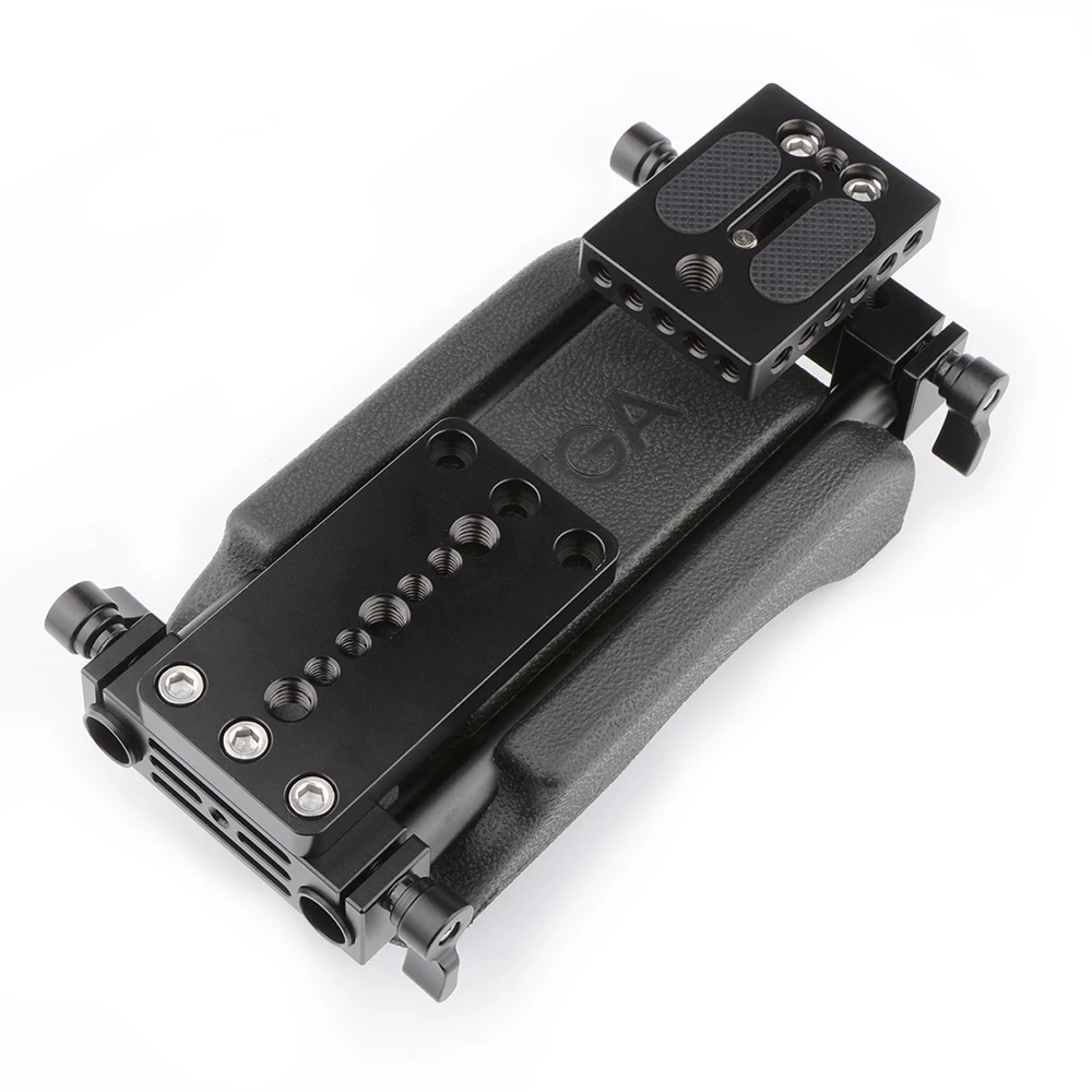 HDRIG Universal Used Shoulder Support Pad with Camera Baseplate & Battery Plate Mount for DSLR Rig Photo Studio enlarge