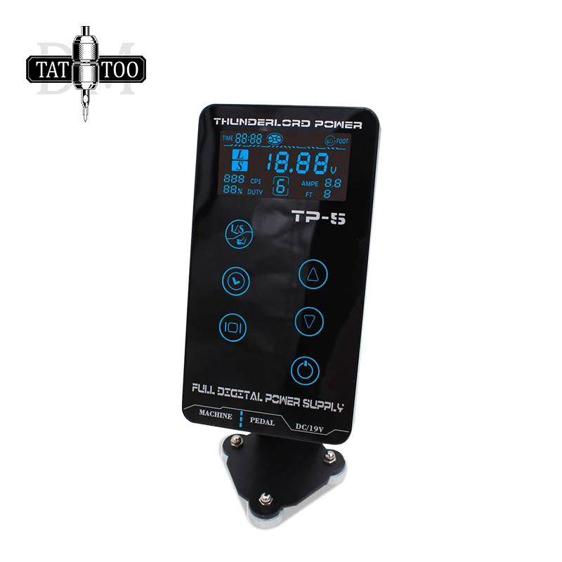 

TP-5 Tattoo Power Supply Digital LCD Tattoo Supplies Touch Screen Tattoo Power supplies for Tattoo Machine