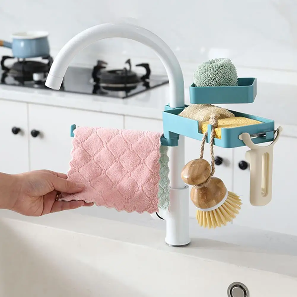 

Large-capacity Storage Rack Strong Bearing Capacity ABS Multiple Layers Hollow Rotatable Cloth Drainer Rack for Daily Use