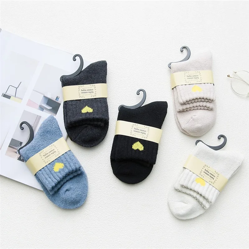 Носки женские теплые шерстяные средней длины 5 пар|Носки| |