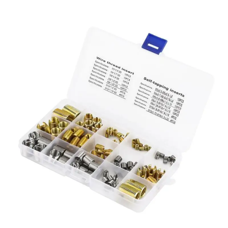 

116 PCS thread repair assortment, thread inserts, threaded bushing M 3 - M 12