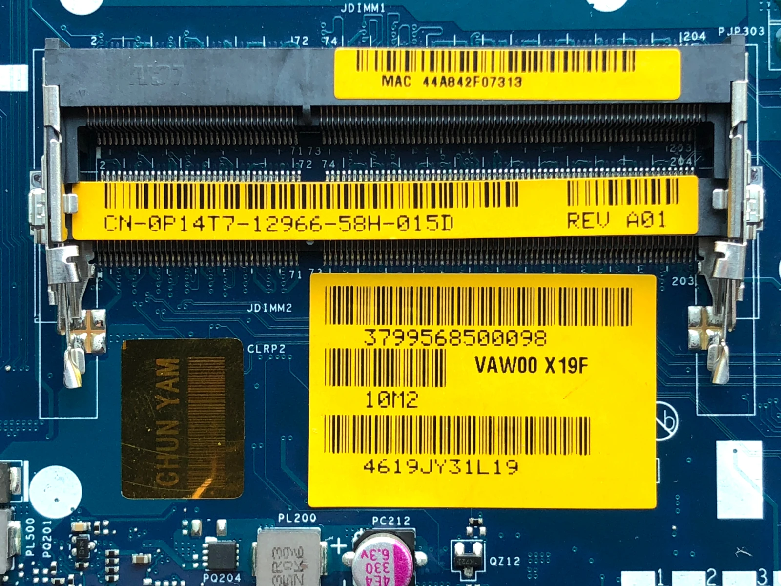 Высокое качество CN-0P14T7 для DELL 3521 5521 Материнская плата ноутбука VAW01 LA-9101P REV: 1 0 SR0XL