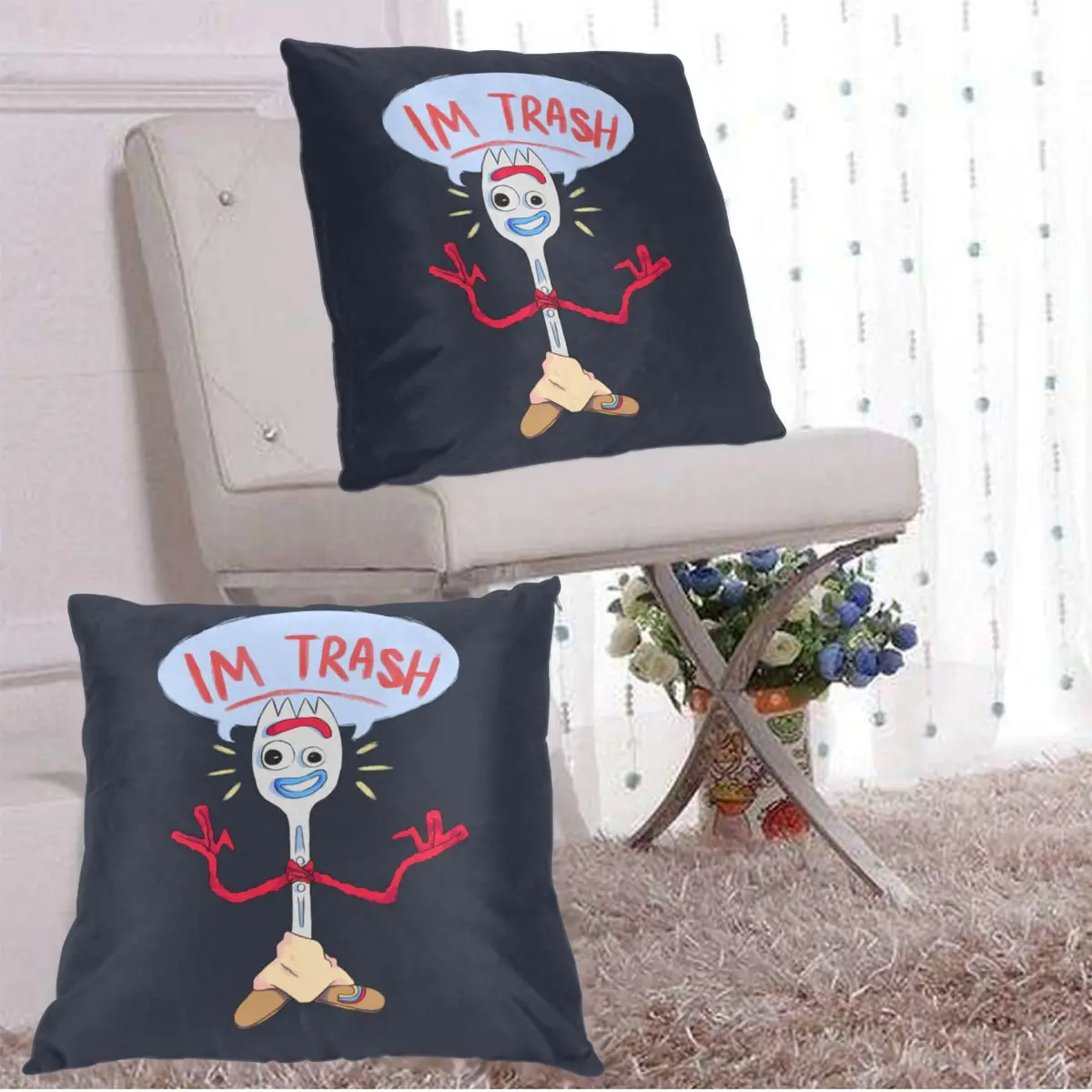 Чехол для хранения подушек и мусора! -Декоративная подушка дивана Forky наволочка