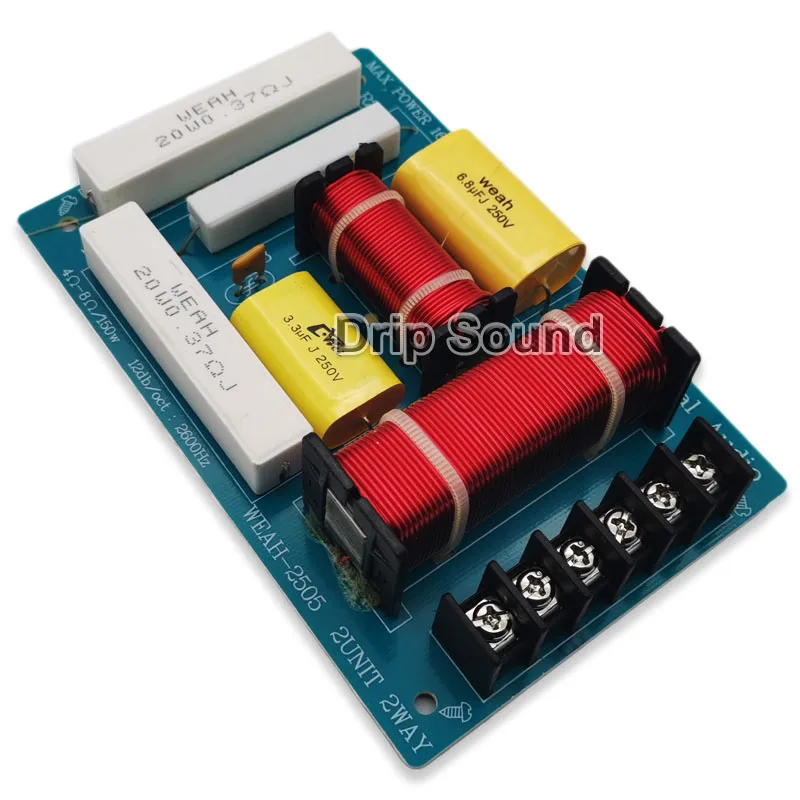 160 Вт Weah-2505 High-Low 2 Way Unit Hi-Fi аудио усилитель динамик кроссовер с делителем частоты