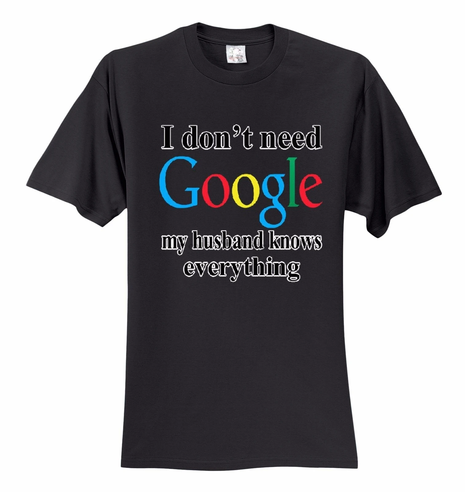 Новинка! Мне не нужен Google мой муж знает все футболки | Мужская одежда