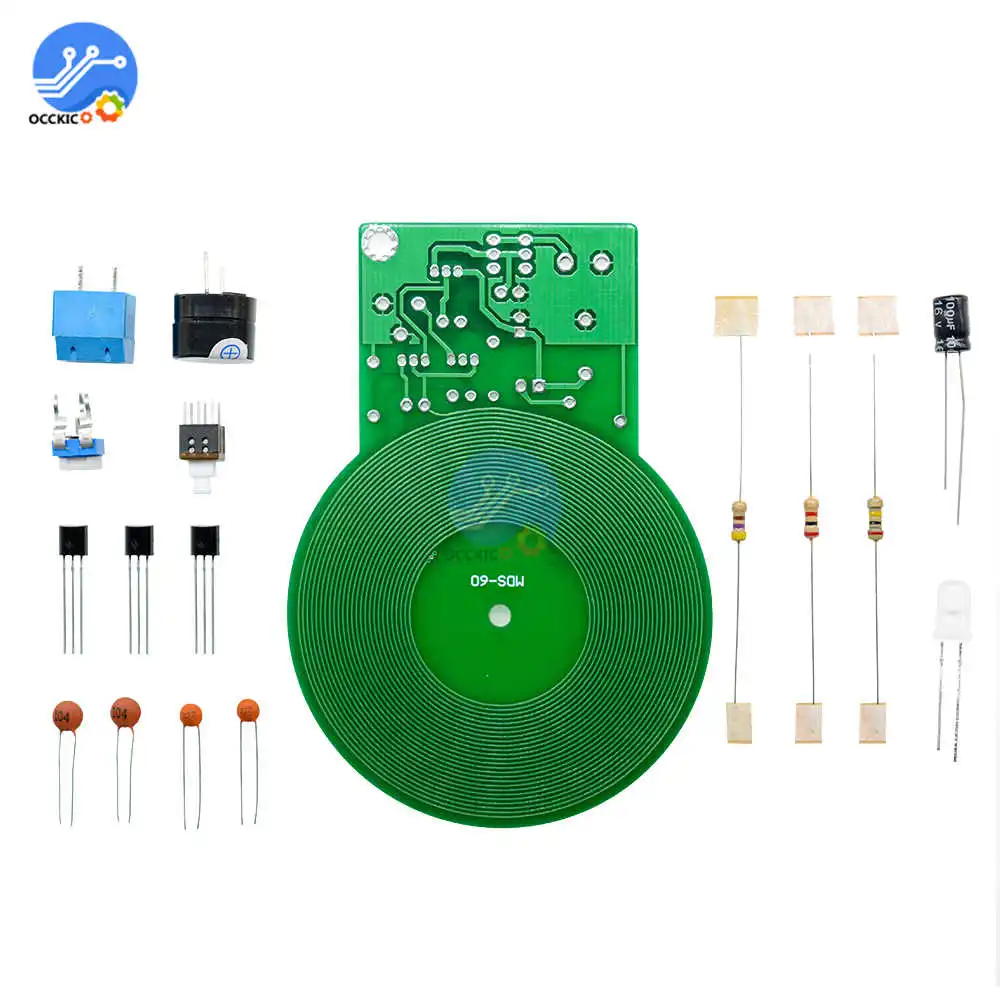DIY Kit детектор металла Комплект Электронный комплект DC 3V 5V 60 мм Бесконтактный