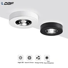 DBF ультра-тонкий светодиодный светильник, установленный на поверхности, 3 Вт 5 Вт 7 Вт 9 Вт, Круглый, без водителя, потолочный Точечный светильник для витрины шкафа, фотографии, Декор