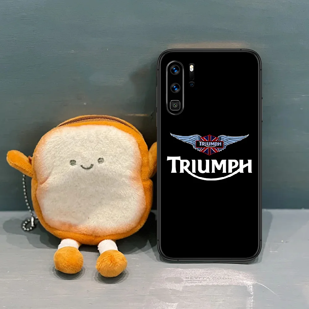 

Triumphes motorcycle Phone Case For Huawei P Mate 10 20 30 40 Lite Pro smart 2019 nova 5t 8 black Etui Silicone Hoesjes Luxury