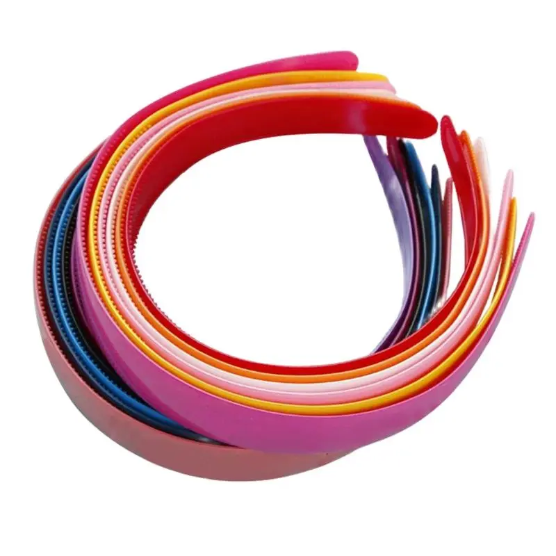 25 мм пластиковый обруч для головы с зубами девочек взрослые DIY жесткие обручи