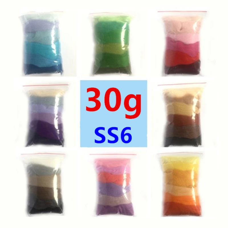 Градиентный шерстяной фетровый инструмент 30 г волоконный материал игла для