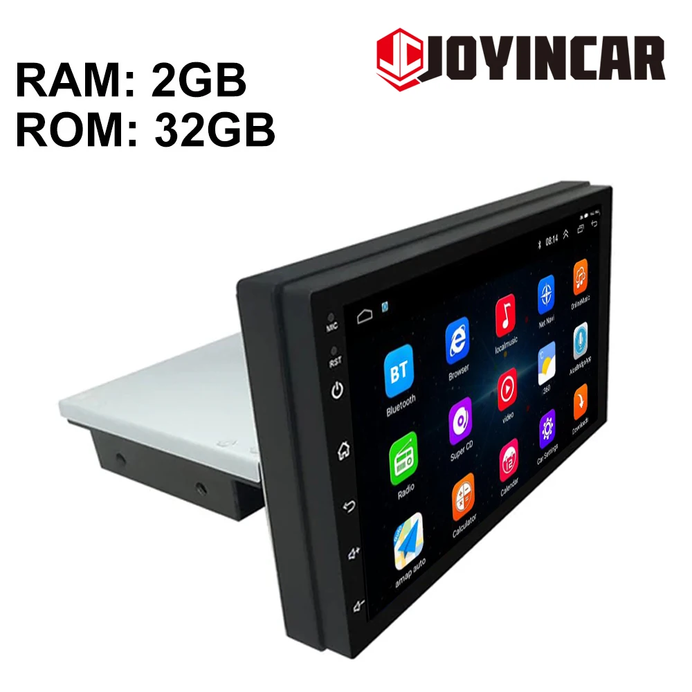 Автомагнитола JOYINCAR 7 дюймов Android 9 1 Din GPS навигация Wi Fi Bluetooth универсальный