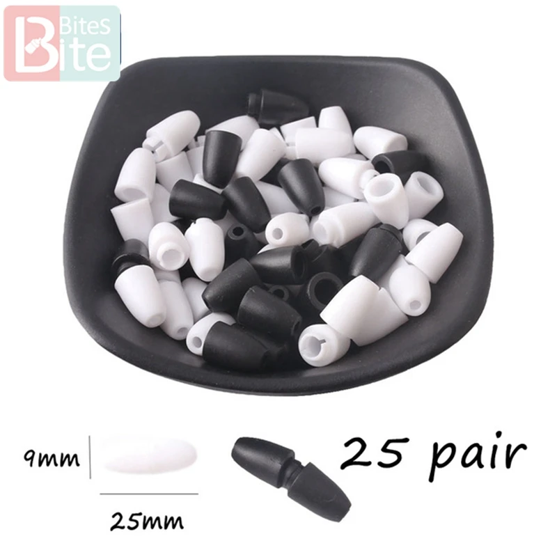 25pcs Baby Teether DIY Accessories Necklaces Bracelet Jewelry Safety Crafts Plastic Breakaway Clasps Teething Children Products | Мать и