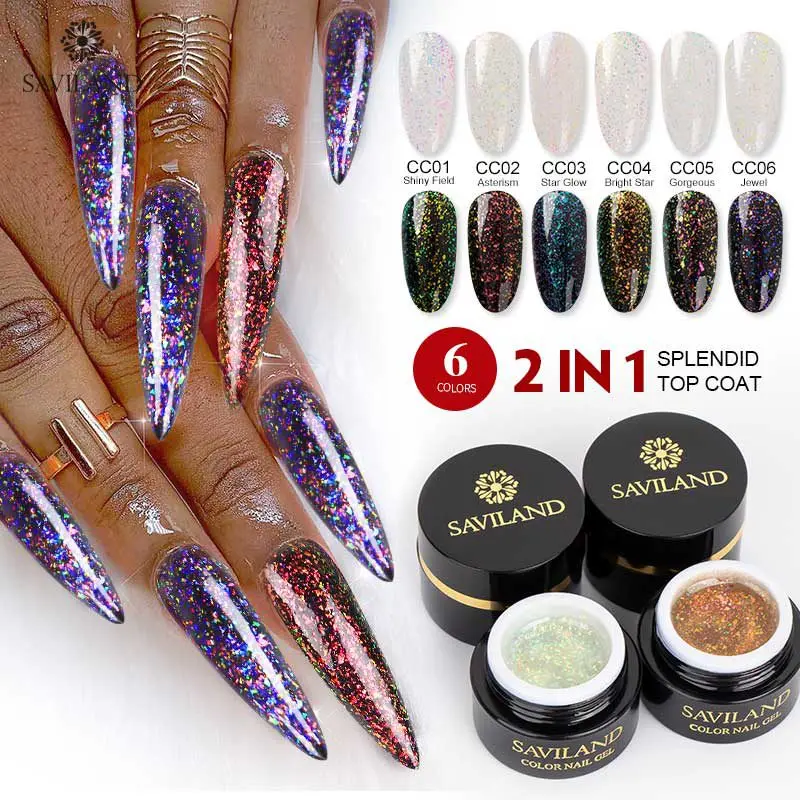 Блестящее верхнее покрытие быстрое высыхание не прилипает длительное мерцание