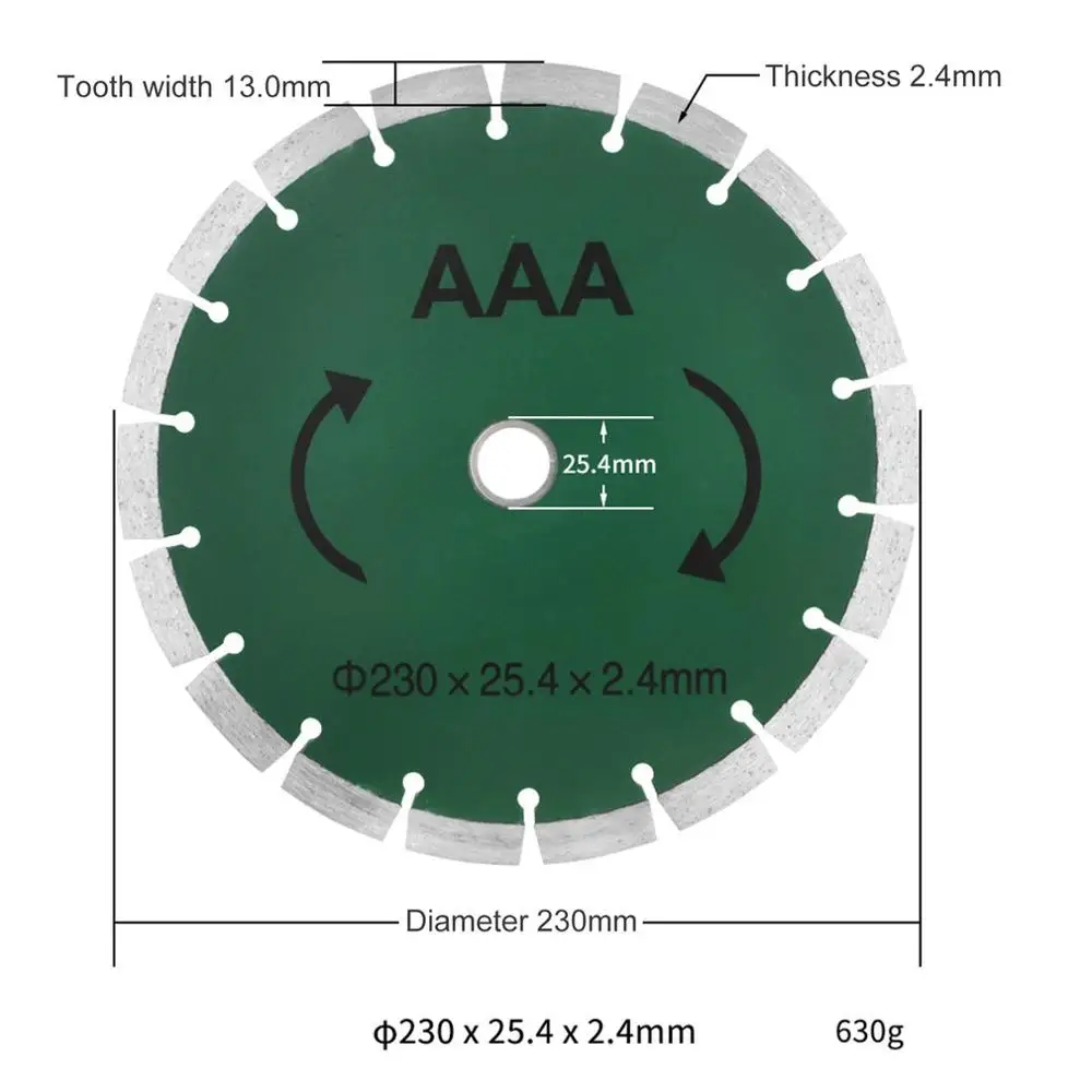 Алмазные циркулярные пилы Алмазная Пила диск резки камня - Цена: 535,51 руб.