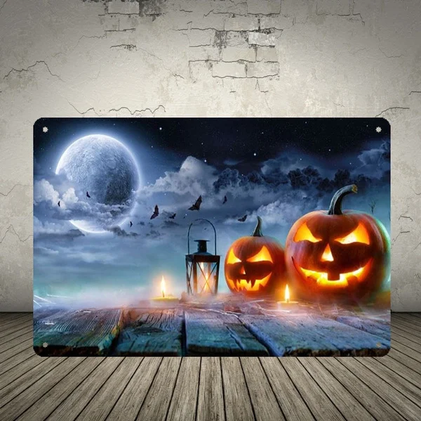 

Хэллоуин, бельгийский лагер, пивной металлический знак, постер, табличка, настенный Декор для дома, Подсказка, украшение для дома