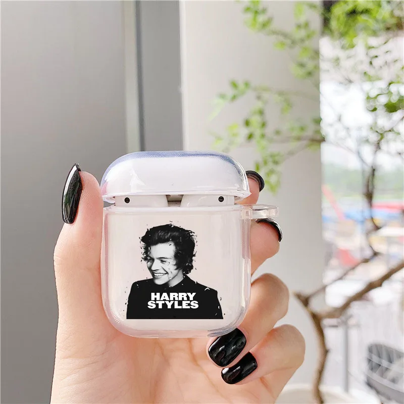 Новинка высококачественный чехол Гарри стилей для Apple Airpods мягкий прозрачный из