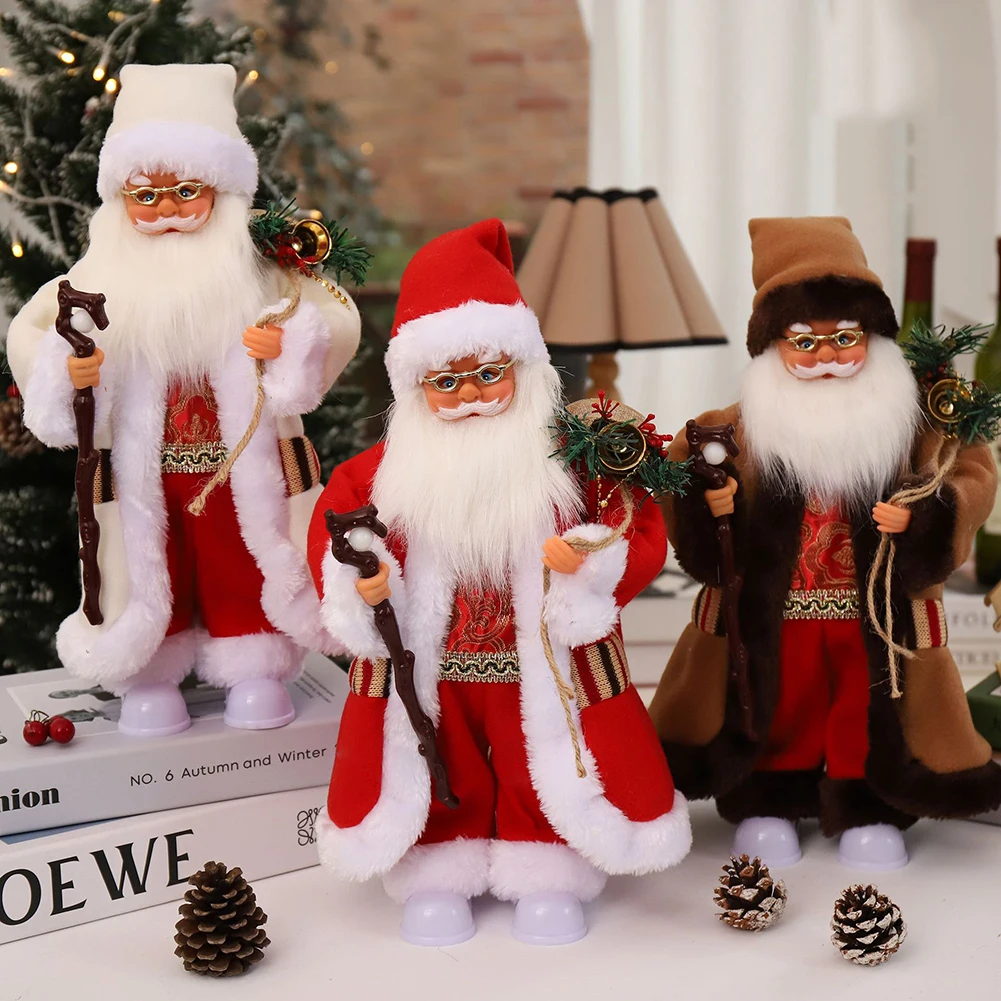 

Christmas Musical Plaything with Light Santa Claus Electric Plaything Children Gifts Toys Xmas Party Home Bar Supplies
