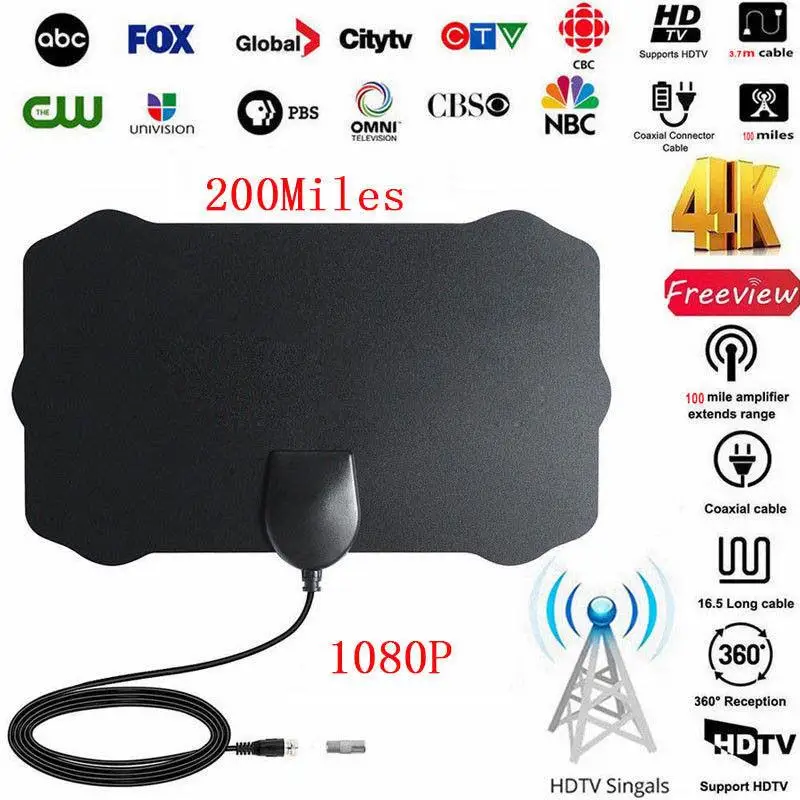 Tv Digital Hd Skywire 4k Antena Digital Indoor Hdtv