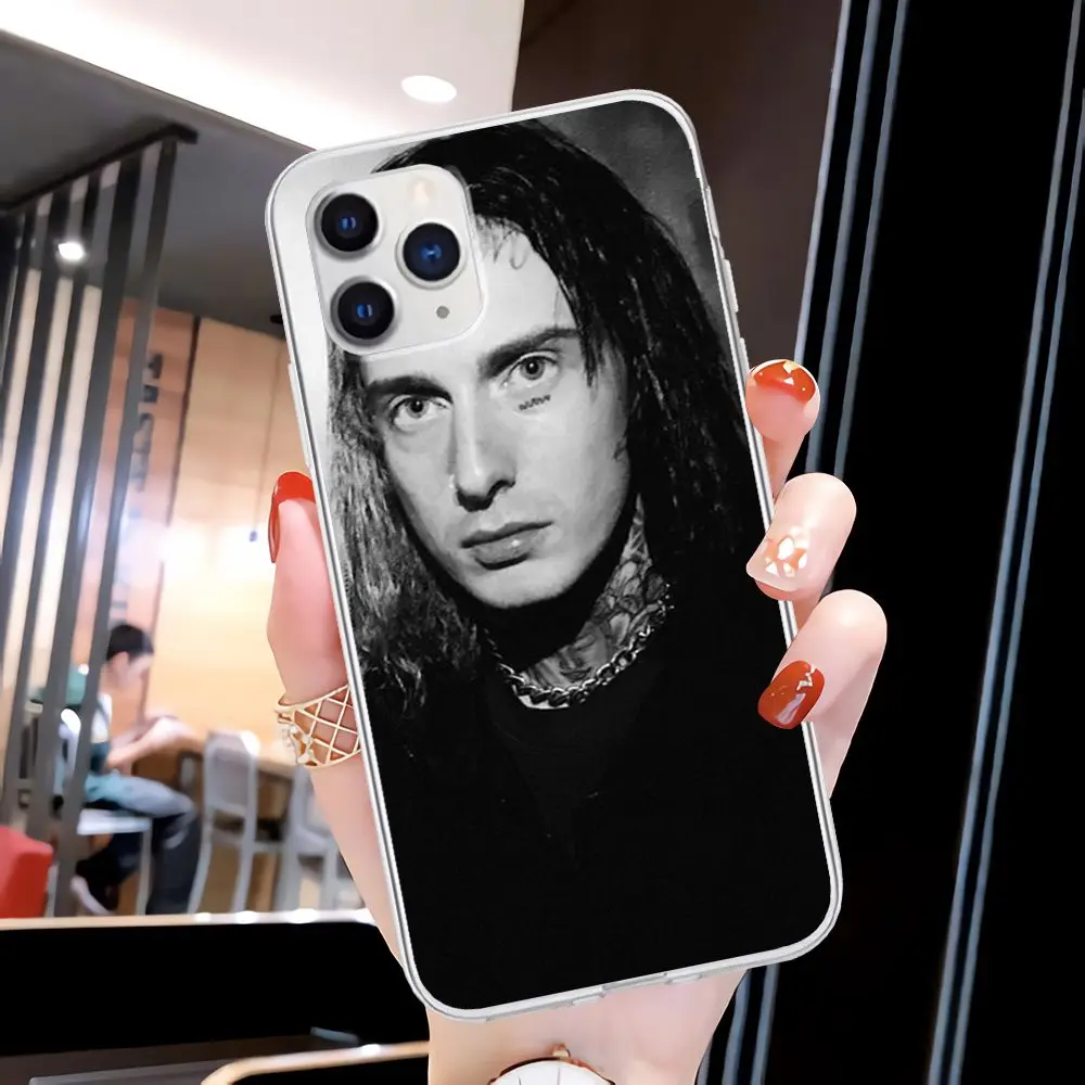 

Hot Singer Ghostemane Transparent Mobile Phone Case For Iphone 12 11 Pro Xs Max 6s 7 8 Plus Xr Xs X 5s Se 2020 Clear Cover